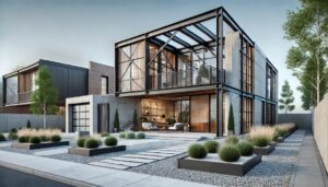 single family Industrial Style home